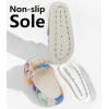 imageWeweya Sandals for Women and Men  Pillow Slippers  Double Buckle Adjustable Slides  EVA Flat SandalsColorful Beige