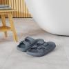 imageWeweya Sandals for Women and Men  Pillow Slippers  Double Buckle Adjustable Slides  EVA Flat SandalsGrey