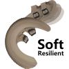 imageWeweya Sandals for Women and Men  Pillow Slippers  Double Buckle Adjustable Slides  EVA Flat SandalsKhaki