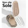 imageWeweya Sandals for Women and Men  Pillow Slippers  Double Buckle Adjustable Slides  EVA Flat SandalsLeopard