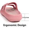 imageWeweya Sandals for Women and Men  Pillow Slippers  Double Buckle Adjustable Slides  EVA Flat SandalsWatermelon