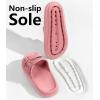 imageWeweya Sandals for Women and Men  Pillow Slippers  Double Buckle Adjustable Slides  EVA Flat SandalsWatermelon