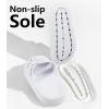 imageWeweya Sandals for Women and Men  Pillow Slippers  Double Buckle Adjustable Slides  EVA Flat SandalsWhite