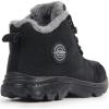 imageWeweya Womens Snow Boots Fur Lined Booties AntiSlip Ankle Boots Winter SneakersBlack