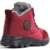imageWeweya Womens Snow Boots Fur Lined Booties AntiSlip Ankle Boots Winter SneakersRed