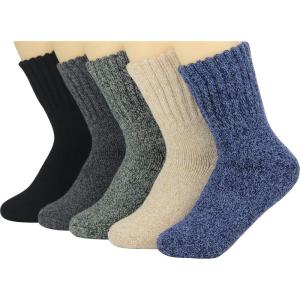 imageWeweya Boot Socks for Women  Thick Winter Socks  Knit Warm Socks  Gifts for WomenGray  Beige  Blue  Green  Black