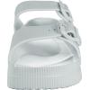 imageWeweya Arch Support Womens Sandals  Platform Recovery Sandals for Women  Adjustable Buckle SandalsWhite