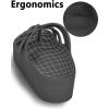 imageWeweya Womens Sandal with Arch Support  Adjustable Buckle Straps Beach Slides  Summer Lightweight Flip Flops SandalsGrey
