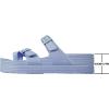 imageWeweya Womens Sandal with Arch Support  Adjustable Buckle Straps Beach Slides  Summer Lightweight Flip Flops SandalsLight Blue