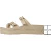 imageWeweya Womens Sandal with Arch Support  Adjustable Buckle Straps Beach Slides  Summer Lightweight Flip Flops SandalsLight Brown