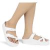 imageWeweya Womens Sandal with Arch Support  Adjustable Buckle Straps Beach Slides  Summer Lightweight Flip Flops SandalsWhite