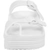 imageWeweya Womens Sandal with Arch Support  Adjustable Buckle Straps Beach Slides  Summer Lightweight Flip Flops SandalsWhite