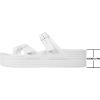 imageWeweya Womens Sandal with Arch Support  Adjustable Buckle Straps Beach Slides  Summer Lightweight Flip Flops SandalsWhite