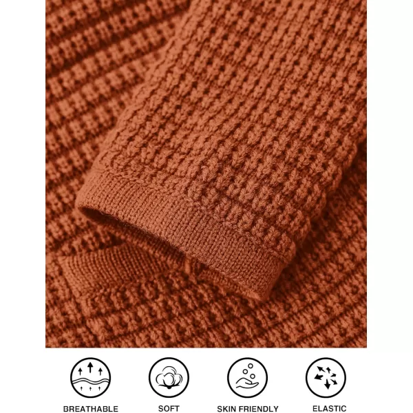 imagePRETTYGARDEN Open Front Cardigan Sweaters for Women Button Down Long Sleeve Casual Cute Knitted Shirts with PocketsCaramel