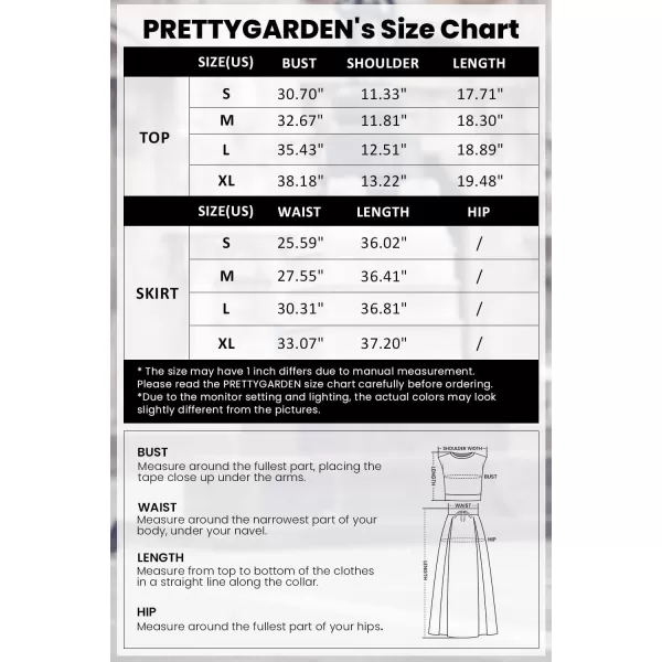 imagePRETTYGARDEN Womens 2 Piece Maxi Skirt Sets Casual Summer Knit Cropped Tank Top High Waisted Long Skirts OutfitNavy