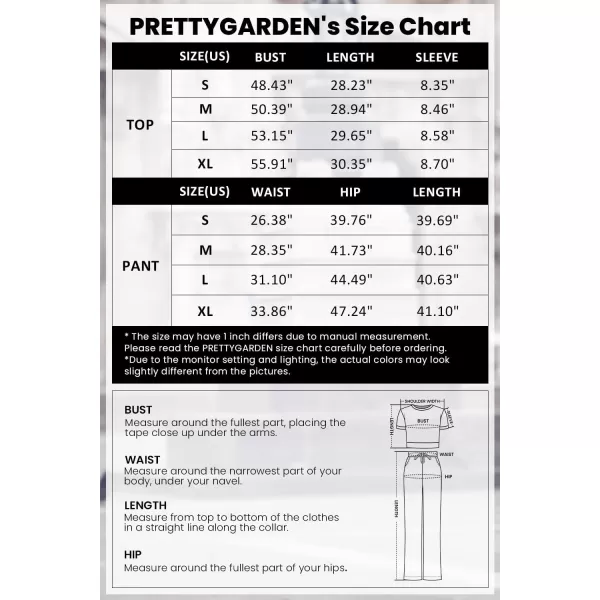 imagePRETTYGARDEN Womens 2 Piece Outfits Casual Short Sleeve Pullover Tops and Wide Leg Pants Lounge Sets TracksuitsBrick Red