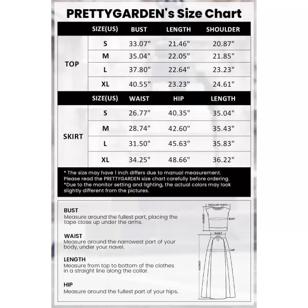 imagePRETTYGARDEN Womens 2 Piece Summer Outfits Dressy Casual Knit Short Sleeve Crop Top High Waist Midi Skirt SetGreen