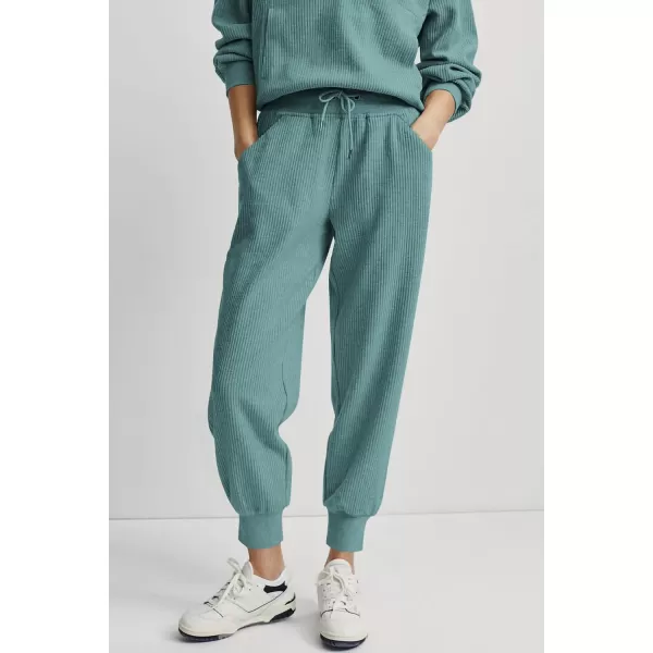 imagePRETTYGARDEN Womens 2 Piece Sweatsuits Set Long Sleeve Half Zip Pullover Sweatshirt Joggers Sweatpants Fall Outfits TracksuitFruit Green