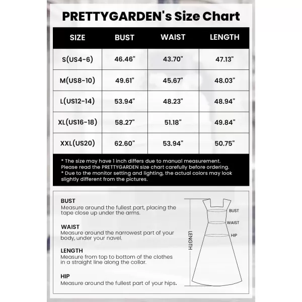 imagePRETTYGARDEN Womens 2024 Summer Midi Dress Casual Sleeveless Smocked Ruffle Tulle Flowy Beach SundressWine Red
