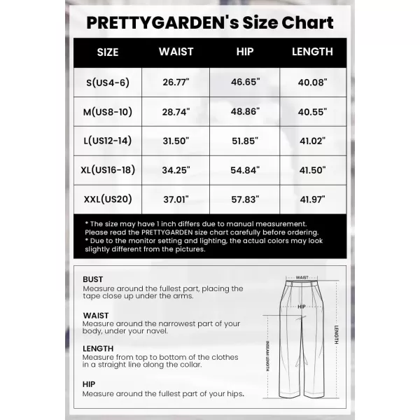imagePRETTYGARDEN Womens 2024 Summer Wide Leg Palazzo Pants High Waisted Flowy Pockets Trendy Casual Lounge Boho Beach TrousersBrick Red