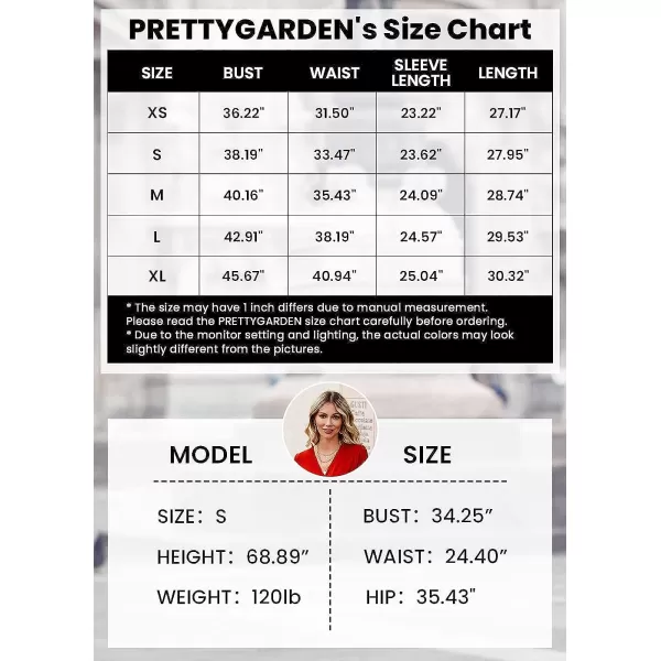 imagePRETTYGARDEN Womens Casual Blazers Long Sleeve Open Front Button Work Office Blazer Jackets with PocketsBlack