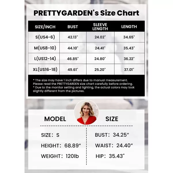 imagePRETTYGARDEN Womens Casual Pullover Sweatshirt Long Sleeve Split Hem Hoodie Dress with Kangaroo PocketDark Grey