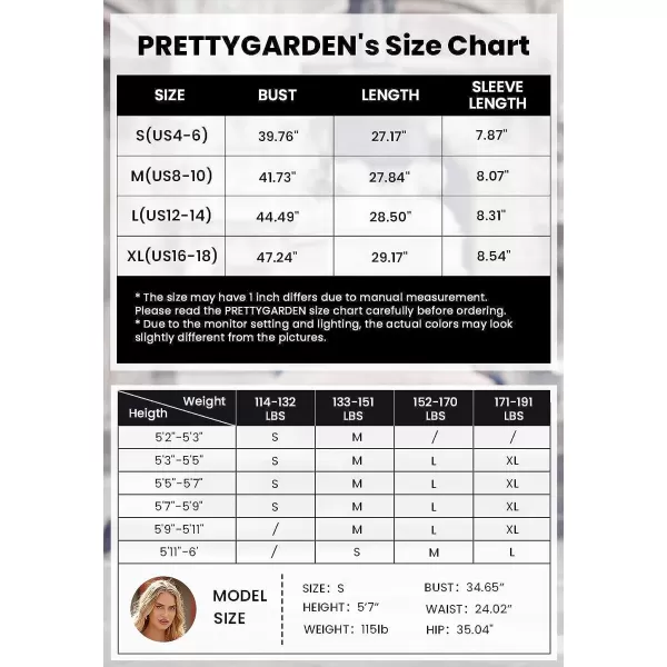 imagePRETTYGARDEN Womens Casual Summer Tops Ruffle Short Sleeve Mock Neck Fashion Floral Chiffon Blouse ShirtsGreen