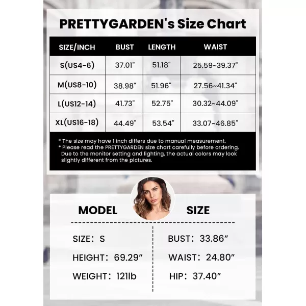 imagePRETTYGARDEN Womens Floral Maxi Dress 2023 Knot One Shoulder Sleeveless Ruffle Hem Flowy Boho DressesBlack White