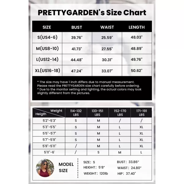 imagePRETTYGARDEN Womens Midi Summer Dresses Casual V Neck Swiss Dot Ruffle Sleeveless A Line Beach Sun DressOrange