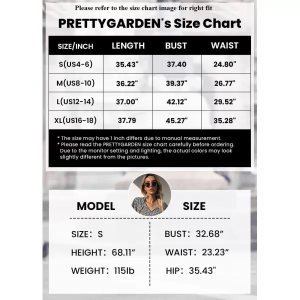 imagePRETTYGARDEN Womens Summer Boho Dress Casual Short Sleeve Tie V Neck Ruffle Floral Print Mini Skater DressesBlue