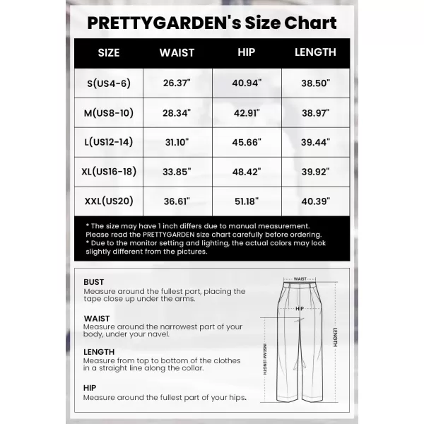 imagePRETTYGARDEN Womens Summer Cargo Sweatpants Casual Elastic High Waisted Lounge Jogger Pants with PocketsWine Red