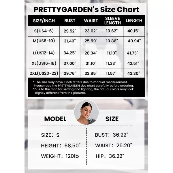 imagePRETTYGARDEN Womens Summer Floral Midi Bodycon Dresses Short Puff Sleeve Square Neck Ruffle Hem Mermaid Cocktail DressPink
