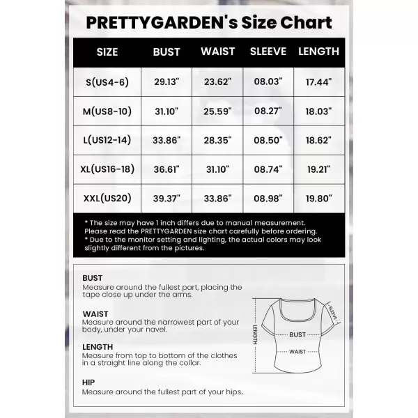 imagePRETTYGARDEN Womens Summer Trendy Y2K Crop Top Tee Casual Short Sleeve Asymmetrical Fitted Going Out T ShirtsCamel