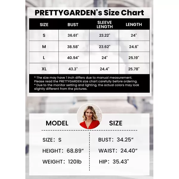 imagePRETTYGARDEN Womens Sweaters Casual Long Lantern Sleeve Crewneck Ribbed Knit Pullover Striped Jumper Tops BlouseSolid Camel