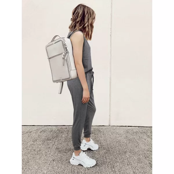 imagePRETTYGARDEN Womens Two Piece Outfit Sleeveless Crewneck Tops with Sweatpants Active Tracksuit Lounge WearDark Grey