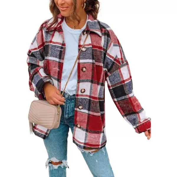 Plaid Print Red