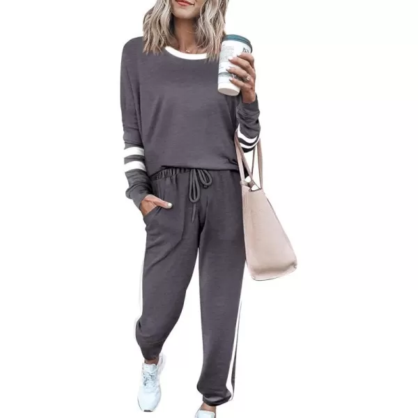 Striped Dark Grey