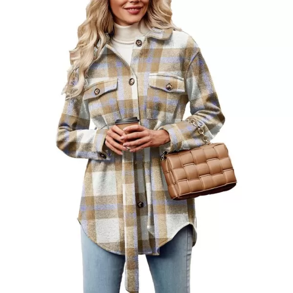 Plaid Blue Brown