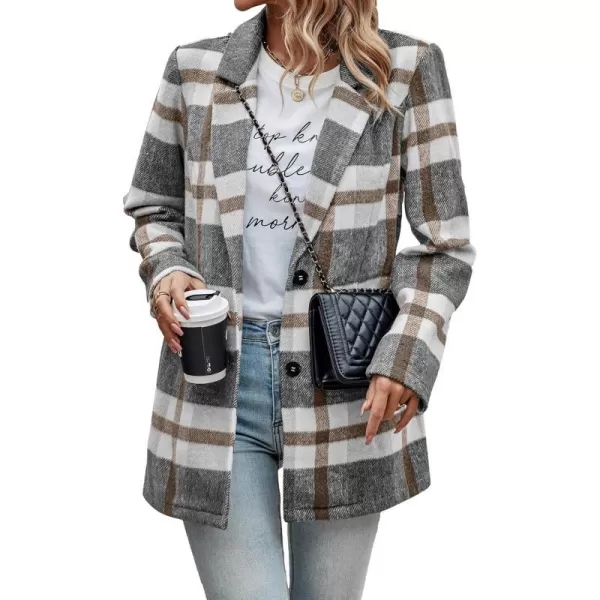 Short Style Grey White