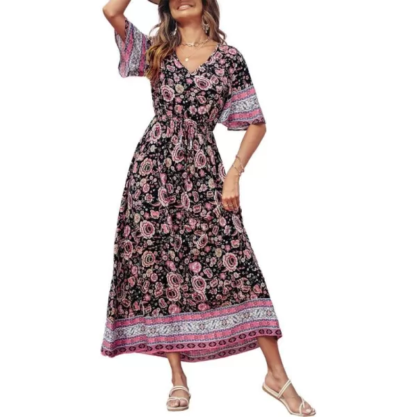 Black Pink Floral