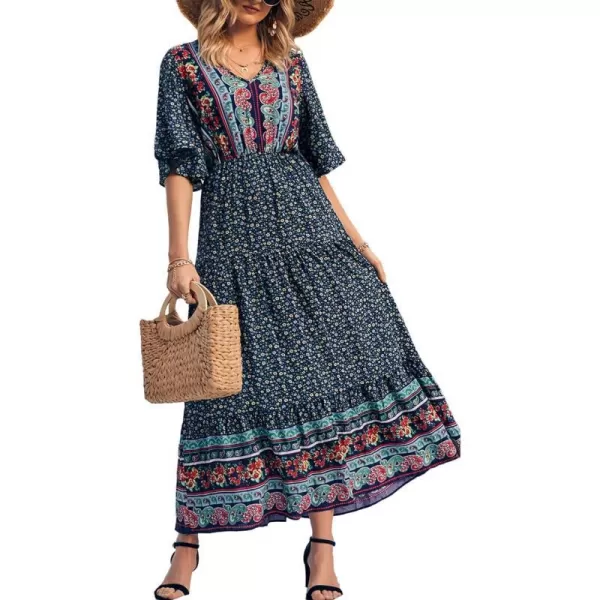 Navy Floral