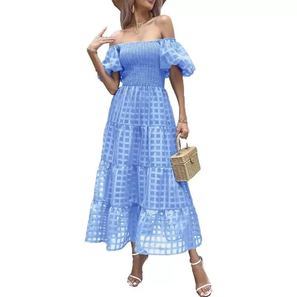 Plaid Sky Blue