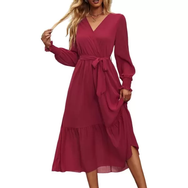 Solid Wine Red