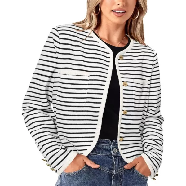 Wide Striped White
