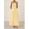 imagePRETTYGARDEN Womens Smocked Maxi Dresses 2025 Summer Beach Sundress Casual Spaghetti Strap Swing A Line Long Flowy DressBeige