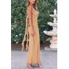 imagePRETTYGARDEN Womens Summer Long Formal Wedding Guest Dress Sleeveless Ruffle Cocktail Party Maxi Bodycon DressesApricot