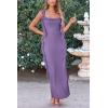imagePRETTYGARDEN Womens Summer Long Formal Wedding Guest Dress Sleeveless Ruffle Cocktail Party Maxi Bodycon DressesDusty Violet