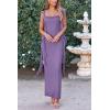 imagePRETTYGARDEN Womens Summer Long Formal Wedding Guest Dress Sleeveless Ruffle Cocktail Party Maxi Bodycon DressesDusty Violet