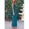imagePRETTYGARDEN Womens Summer Long Formal Wedding Guest Dress Sleeveless Ruffle Cocktail Party Maxi Bodycon DressesLake Blue