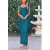 imagePRETTYGARDEN Womens Summer Long Formal Wedding Guest Dress Sleeveless Ruffle Cocktail Party Maxi Bodycon DressesLake Blue